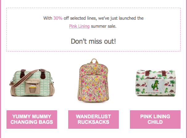 Summer Sale at Pink Lining
