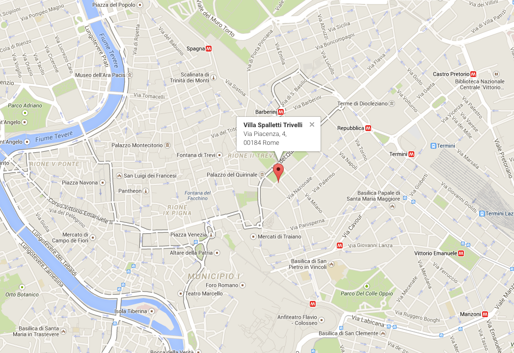 Google Maps Villa Spalletti Trivelli, Location Map
