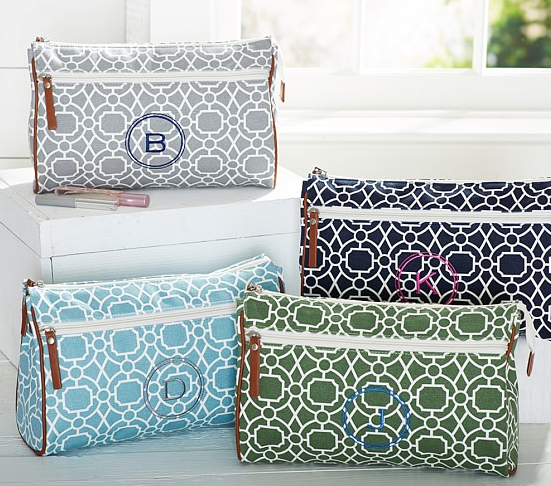 Preppy Geo Cosmetic Bag at Pottery Barn Kids
