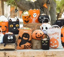 100 Days Until Christmas - Halloween Treat Bags - Pottery Barn Kids
