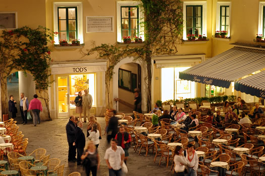 Piazzetta, the heart of Capri