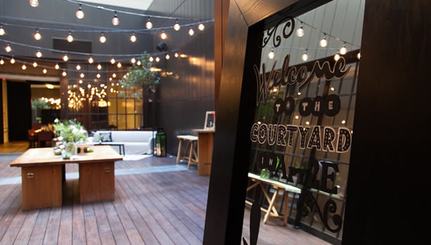 New York Babymoon at Andaz 5th Avenue - Courtyard