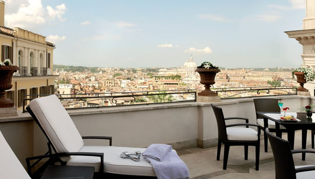 Hassler Roma - Babymoon - Amorvero Spa Terrace