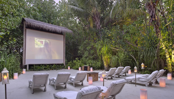 Maldives Babymoon at Gili Lankanfushi - Jungle Cinema