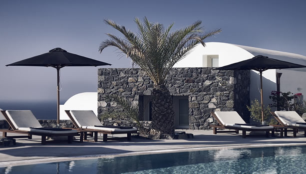 Santorini Babymoon at Santo Maris Oia Luxury Suites & Spa - suite pool front