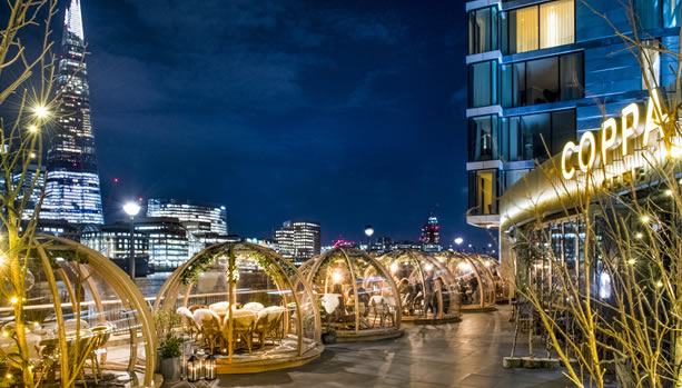 Coppa Club - The Shard View from Igloos