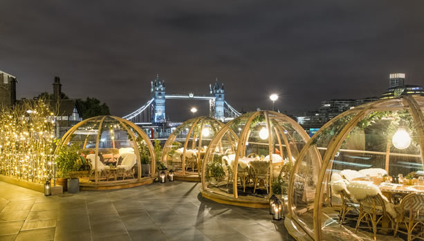 Coppa Club - Tower Bridge View from Igloos