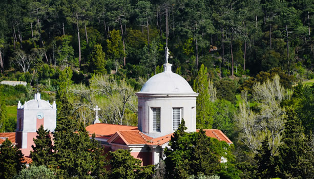 view from our Executive Suite, waking up with a view of the Monastery and Golf Course