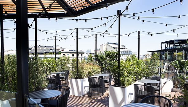 Barcelona Babymoon at Monument Hotel - Verbena Rooftop Bar