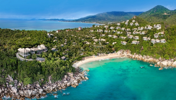 AERIAL OF BANYAN TREE SAMUI